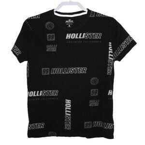 HOLLISTER 99 Crew Neck Tee black & white 100% cotton T Shirt  ADULT XS